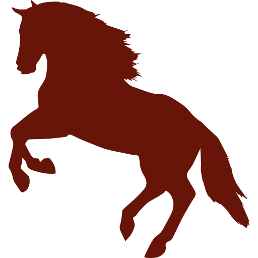 Horse picto rouge